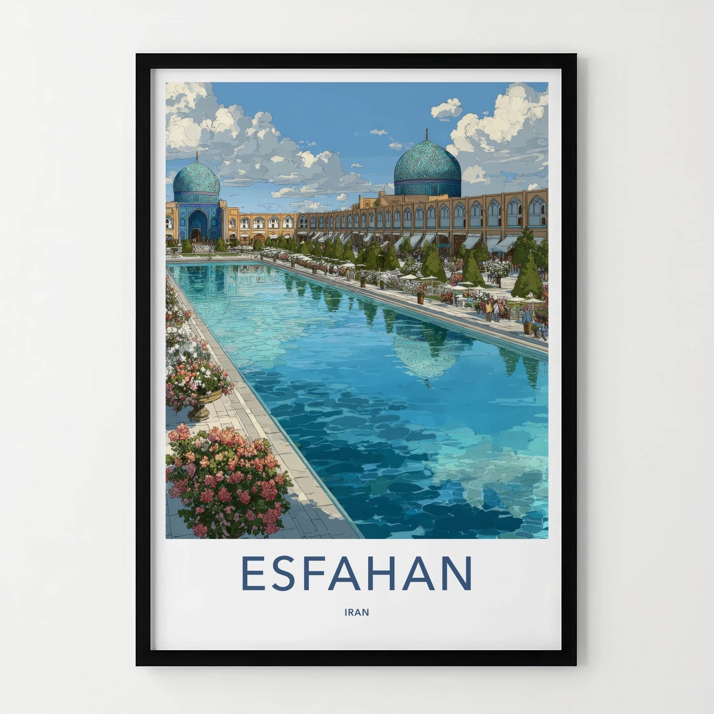 Esfahan Poster - Iran Wall Art