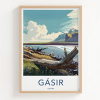 Gasir Poster - Iceland Travel Print