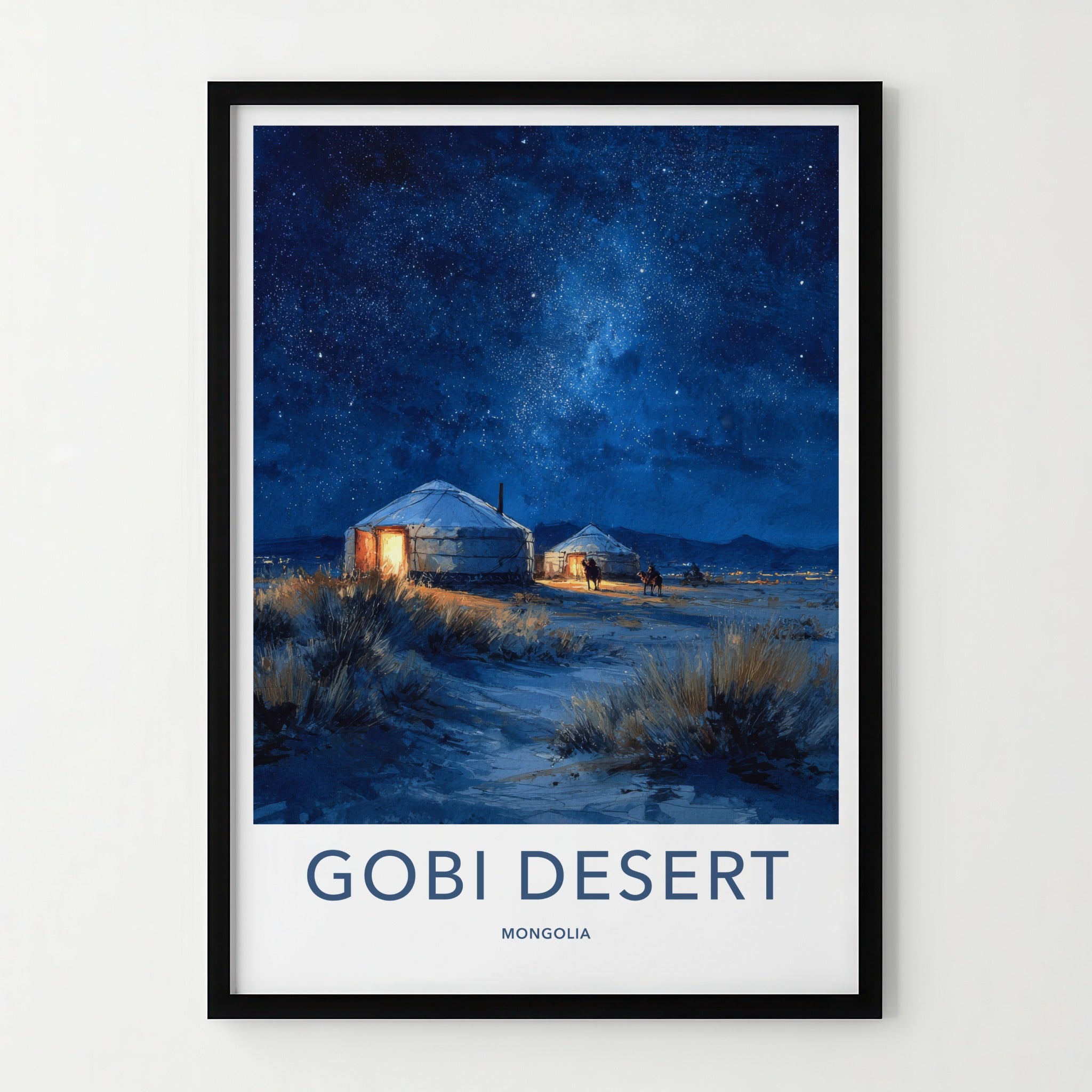 Gobi Desert Poster - Mongolia Wall Art