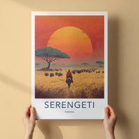 Serengeti Poster - Tanzania Art