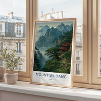 Mount Wudang Poster - China Travel Art