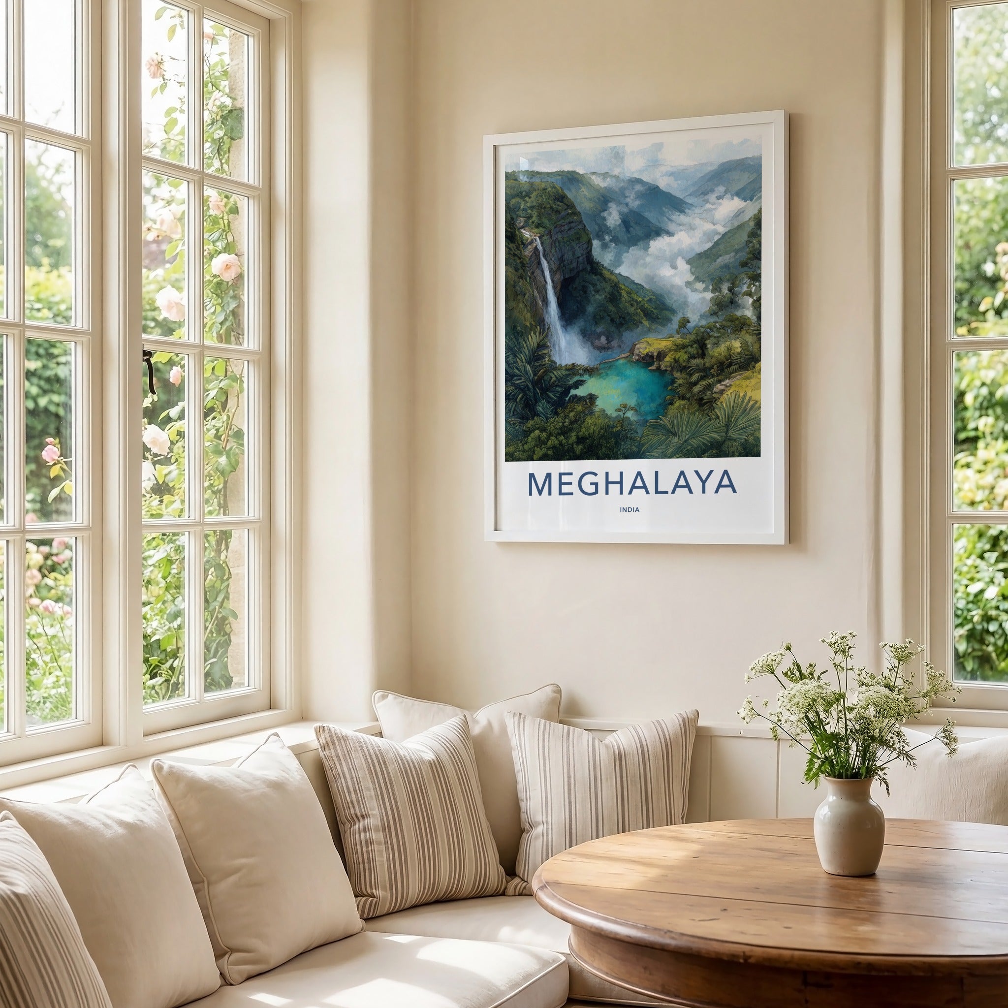 Meghalaya Poster - India Travel Art