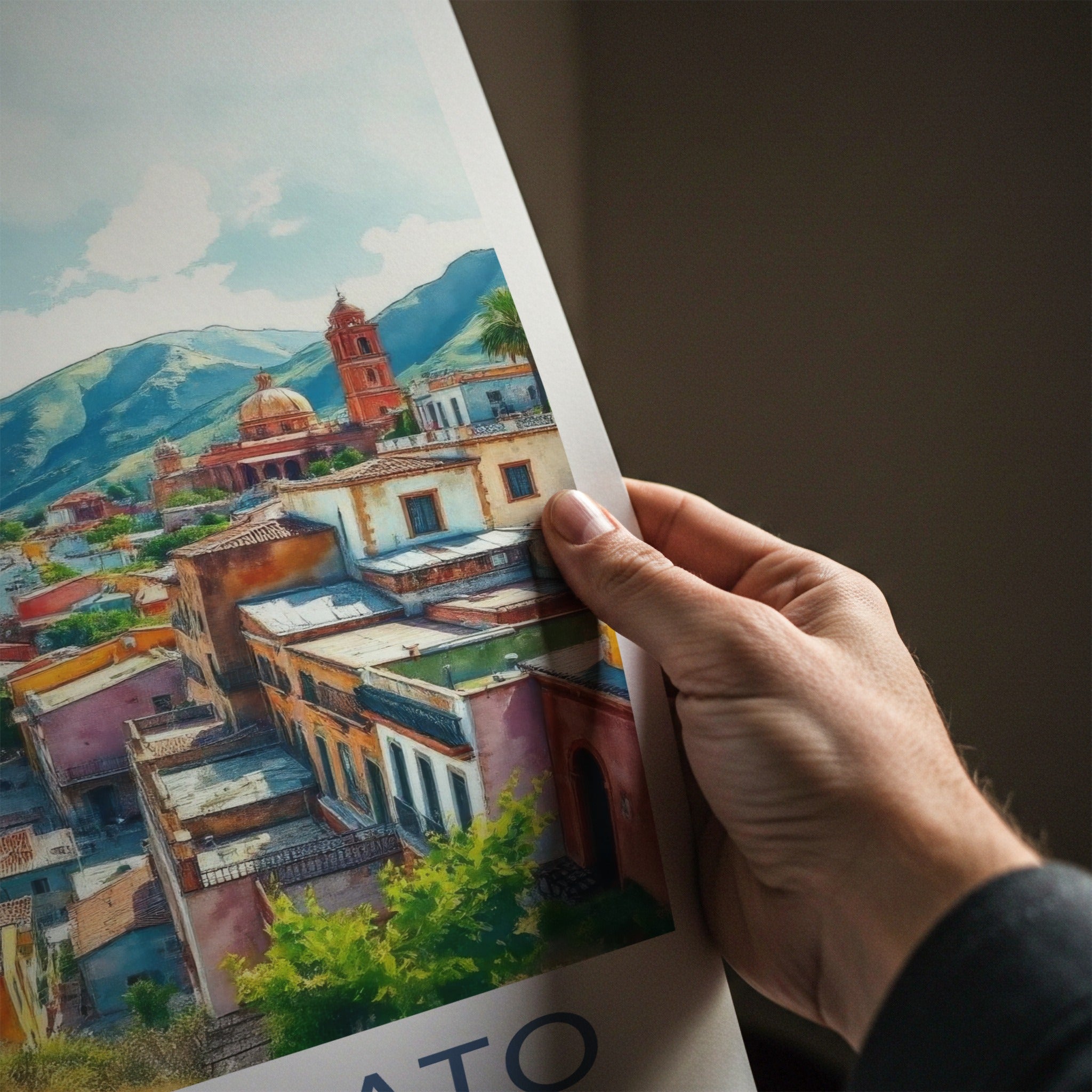 Guanajuato Poster - Mexico Travel Art