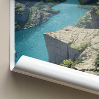 Preikestolen Poster - Norway Travel Art