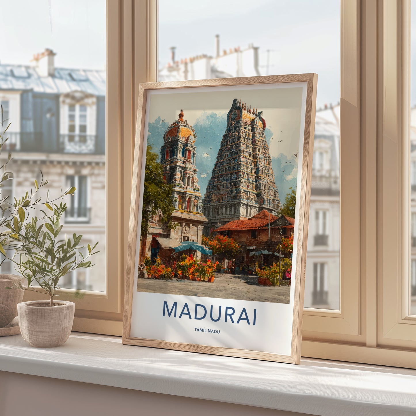 Madurai Poster - India Travel Art