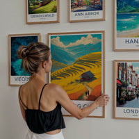 Mu Cang Chai Poster - Vietnam Travel Art