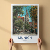Munich Poster - Germany Travel Print