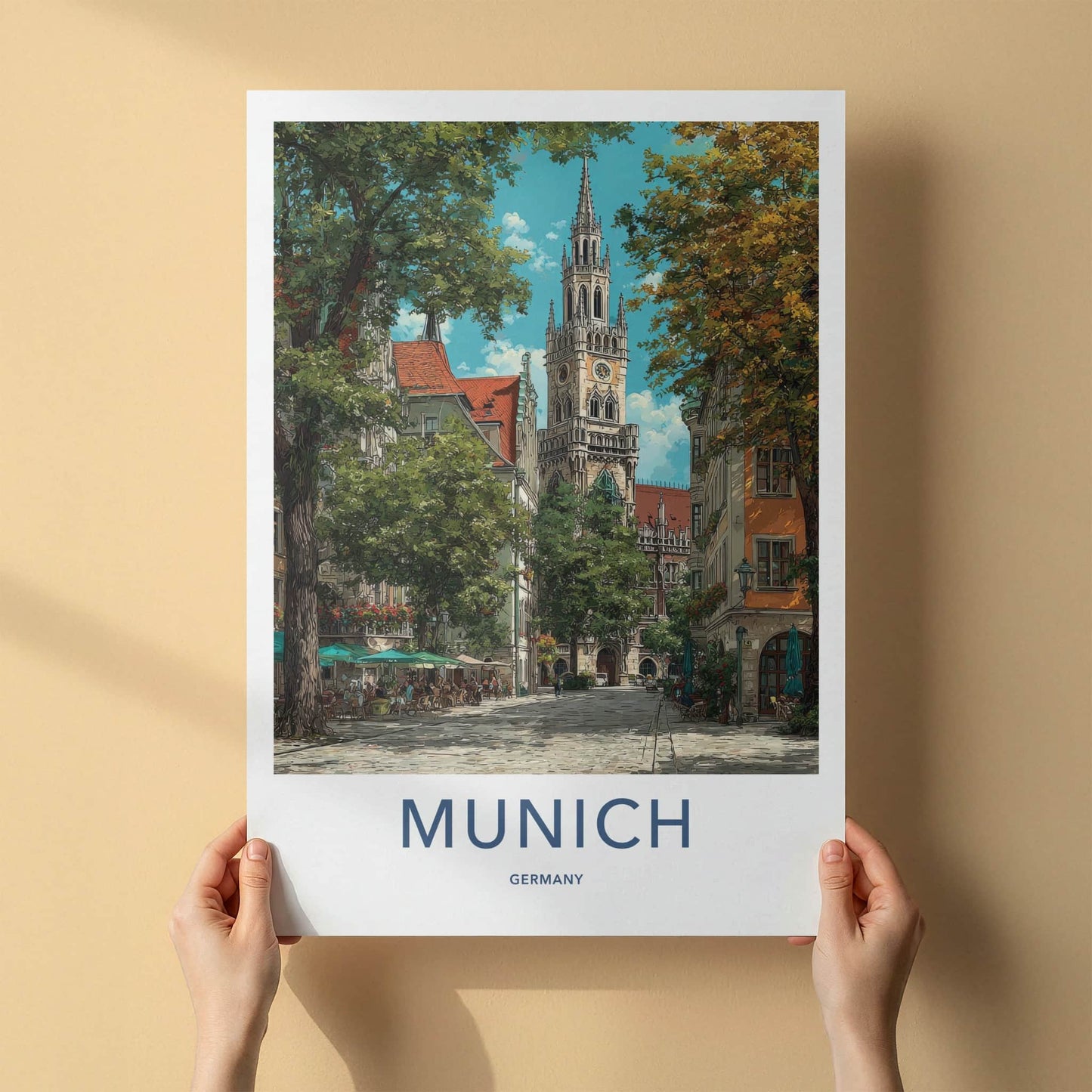 Munich Poster - Germany Travel Print