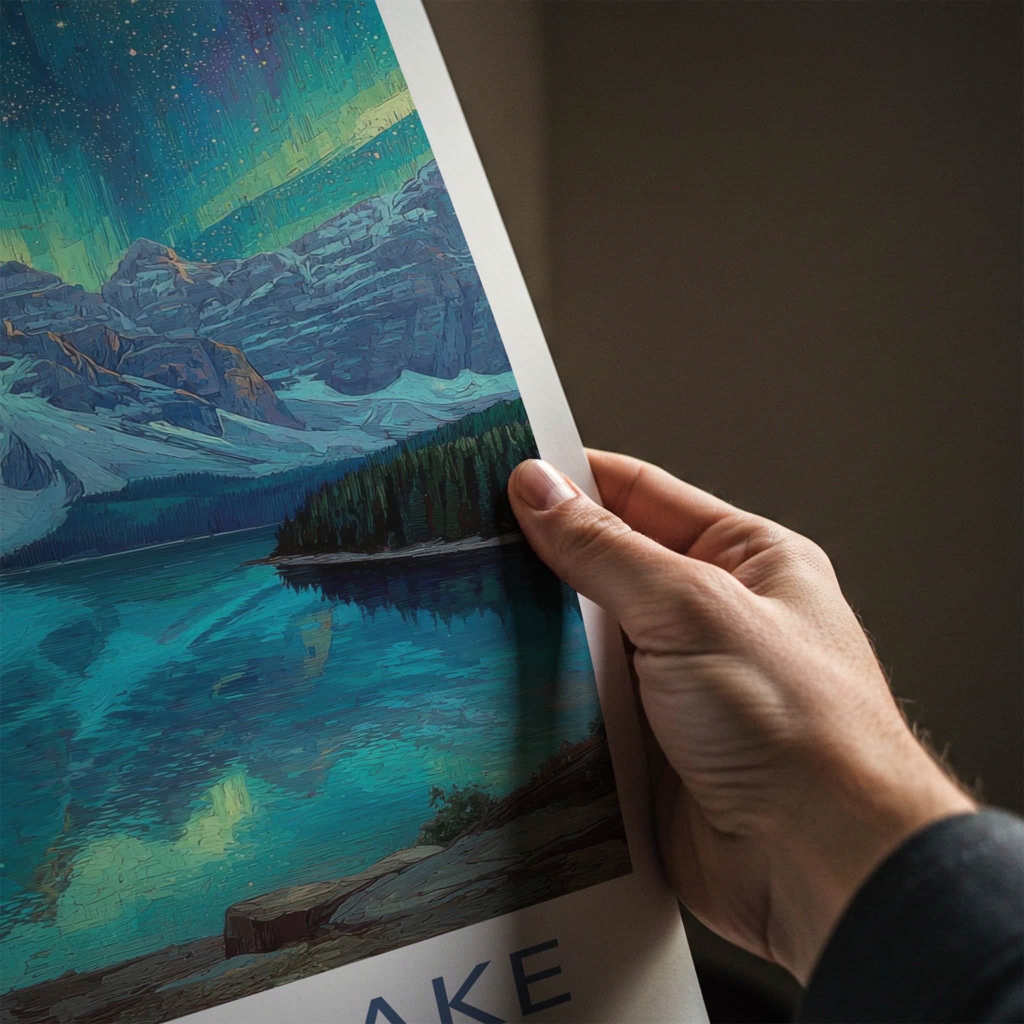Moraine Lake Poster - Alberta Travel Art