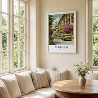Manila Poster - Philippines Travel Art