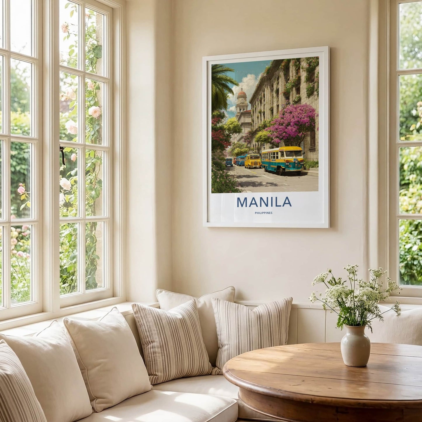 Manila Poster - Philippines Travel Art