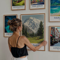 Nanga Parbat Poster - Pakistan Travel Art