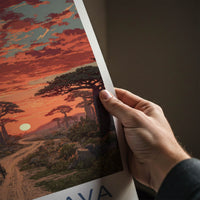 Morondava Poster - Africa Travel Art