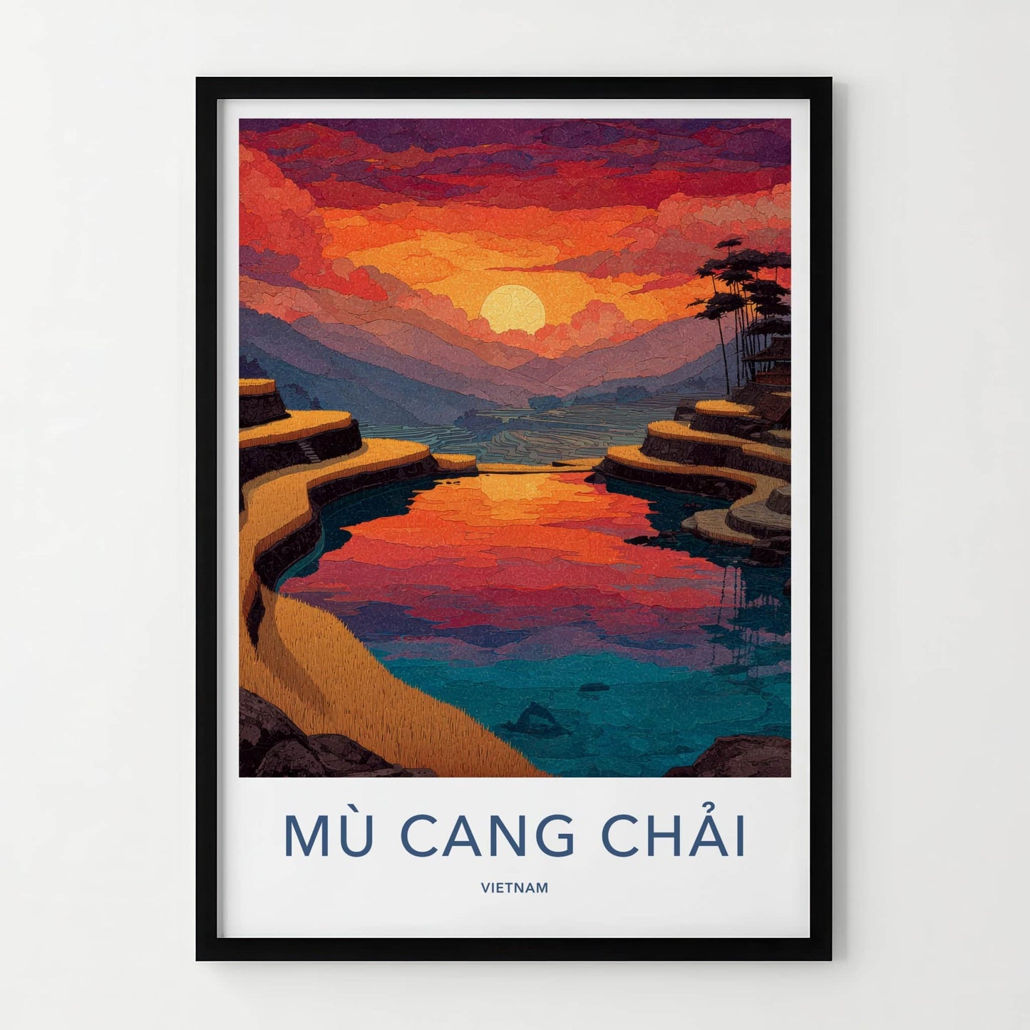 Mu Cang Chai Poster - Vietnam Fine Art