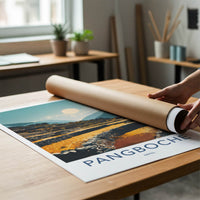 Pangboche Poster - Nepal Travel Art
