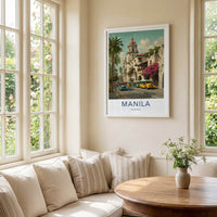 Manila Poster - Philippines Travel Art