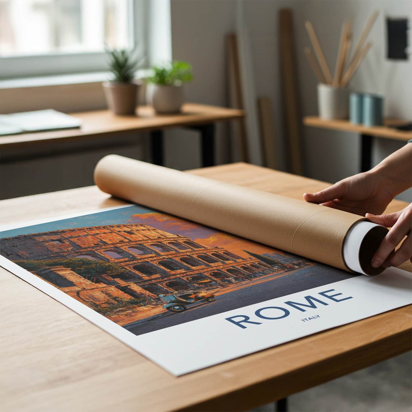 Rome Poster - Italy Travel Print