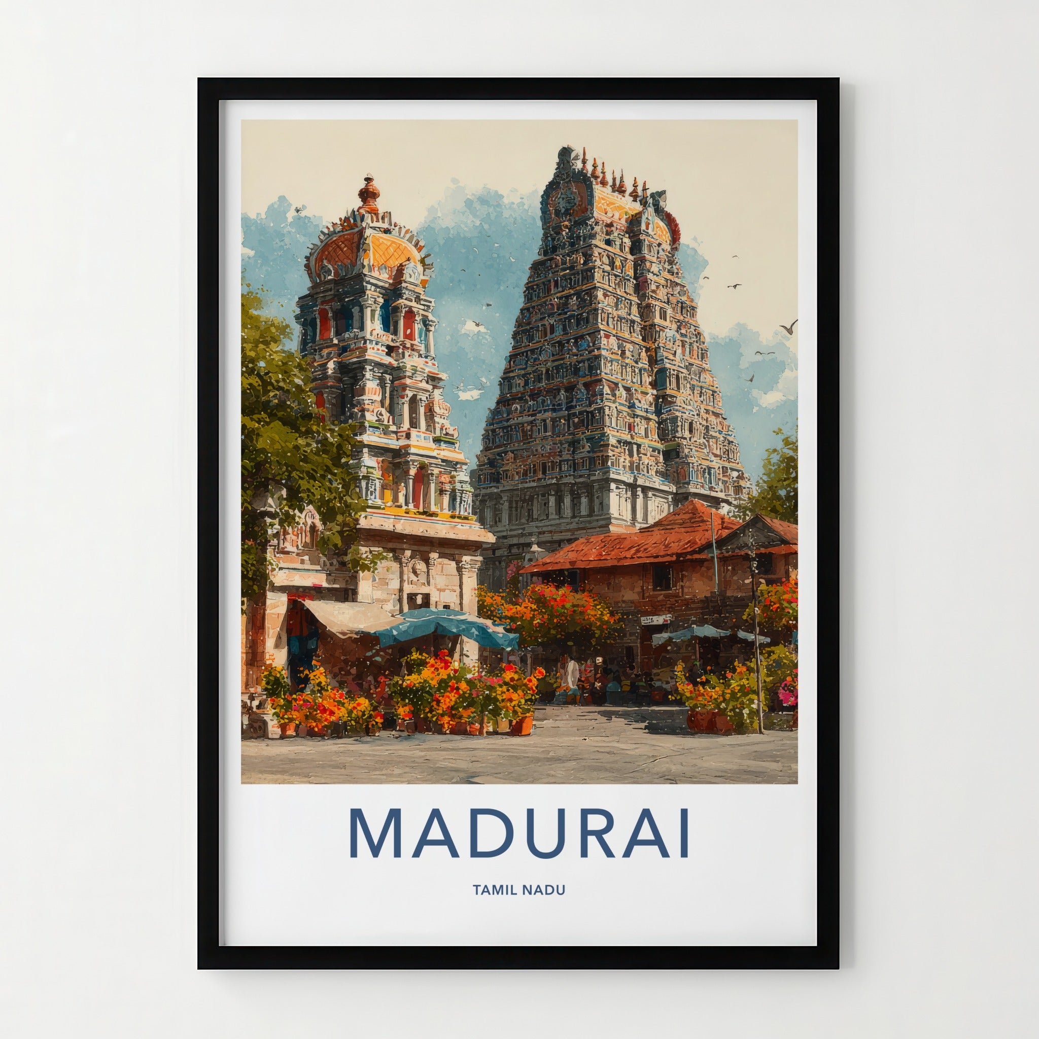 Madurai Poster - India Travel Art
