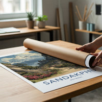Sandakphu Poster - India West Bengal Mountain Print