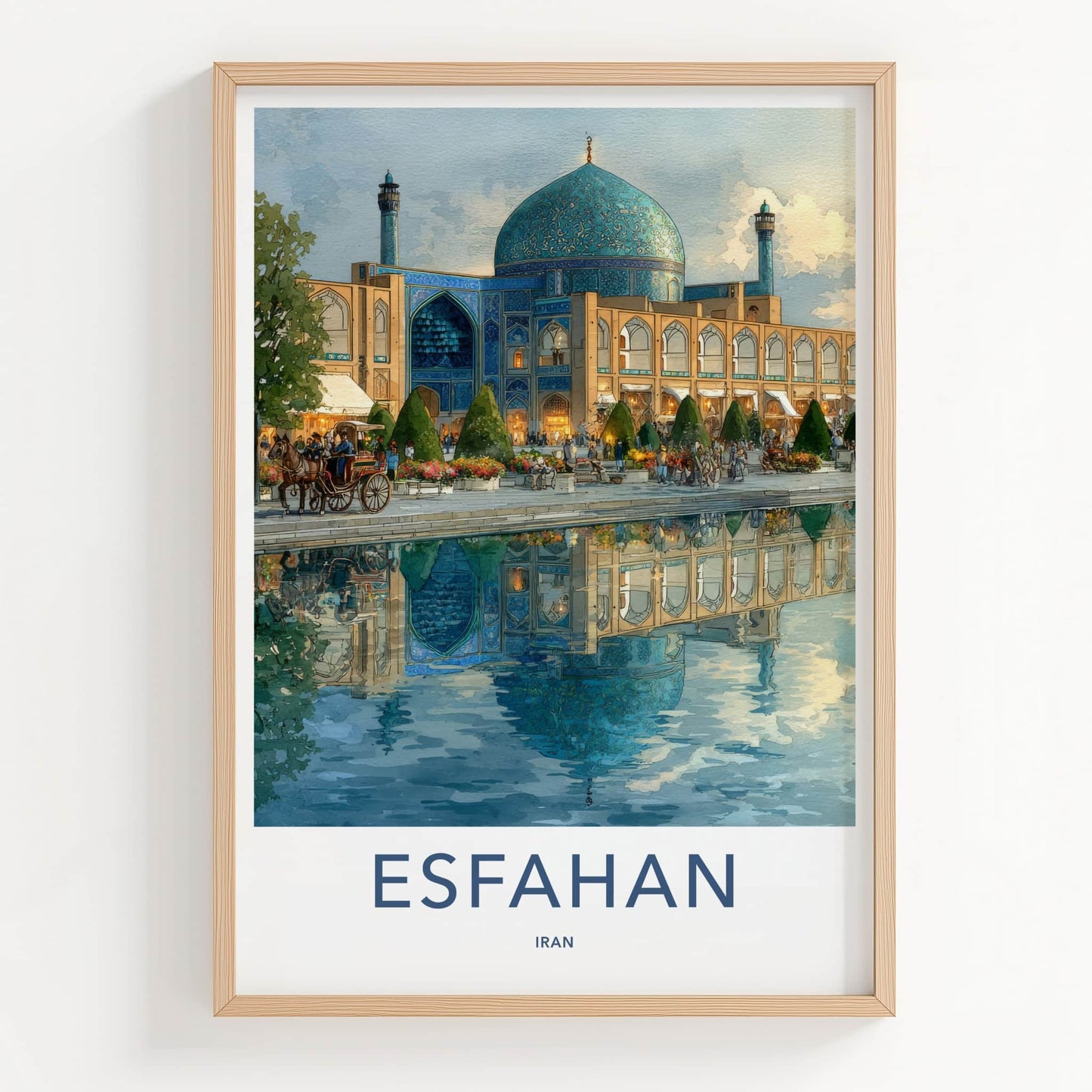 Esfahan Poster - Iran Wall Art