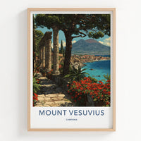 Mount Vesuvius Poster - Italy Art Print