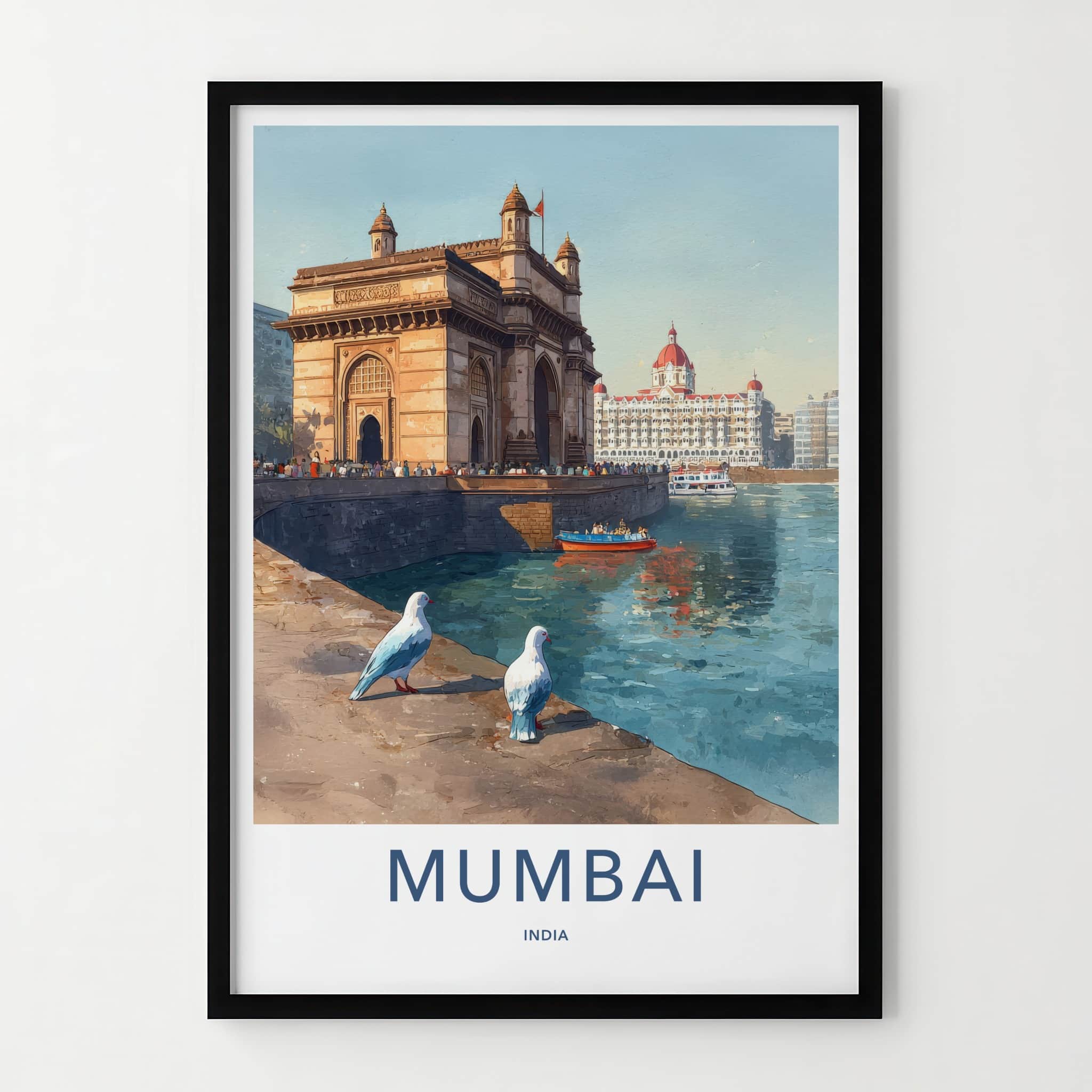 Mumbai Poster - India Art Print