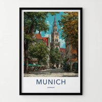 Munich Poster - Germany Travel Print