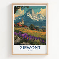 Giewont Poster - Poland Travel Art
