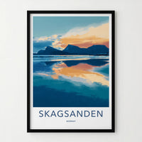 Skagsanden Poster - Norway Travel Art