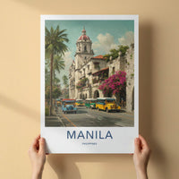 Manila Poster - Philippines Travel Art