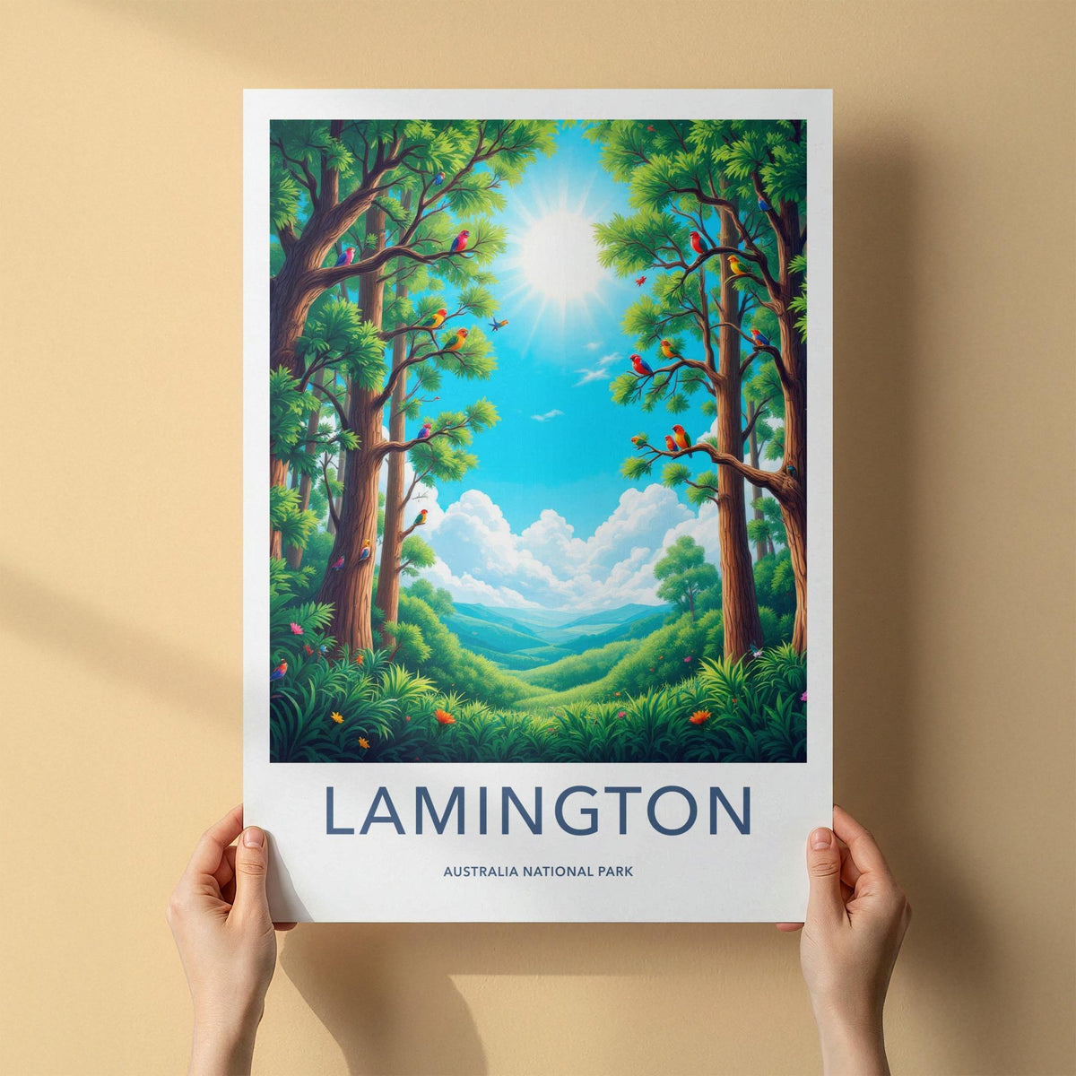 Lamington Park Poster - Australian Rainforest Art