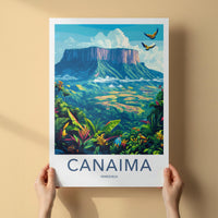 Canaima Poster - Venezuela Wall Art Featuring Tepuis Mountain