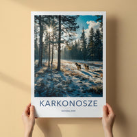 Karkonosze National Park Poster - Scenic Mountain View & Wildlife Art