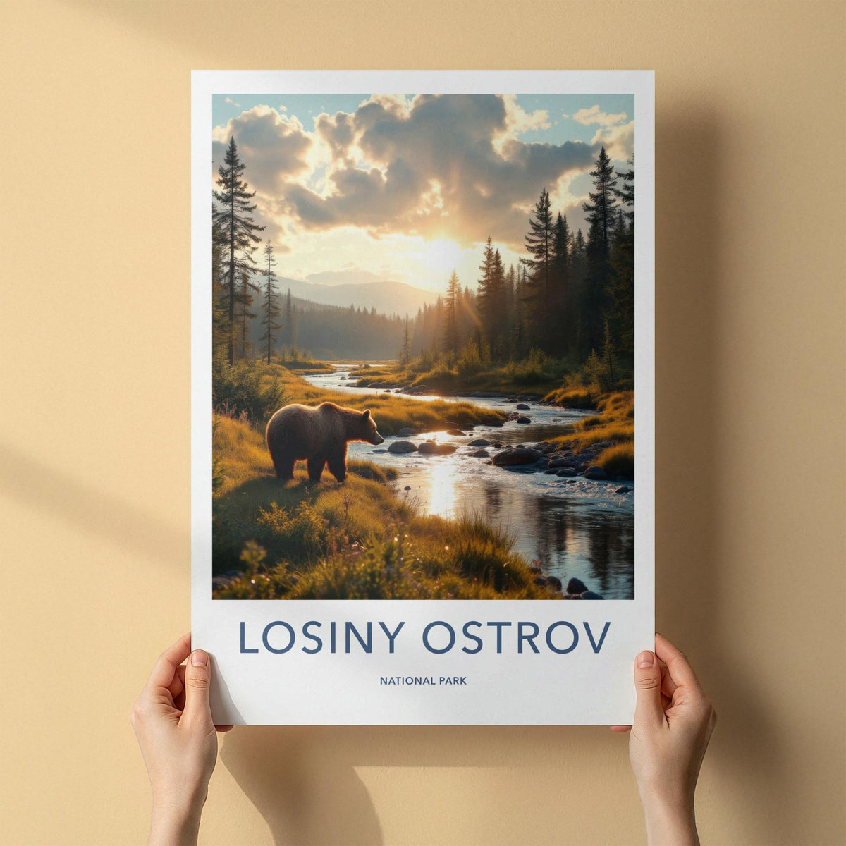 Losiny Ostrov Poster - Scenic Nature Print & Wildlife Wall Art
