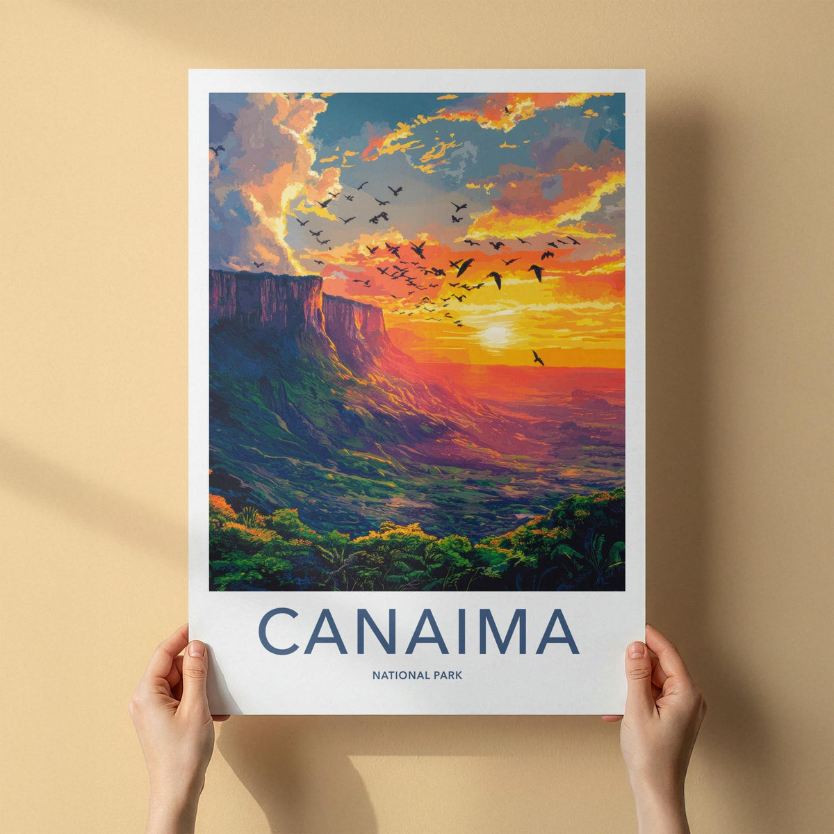 Canaima National Park Poster - Angel Falls Print