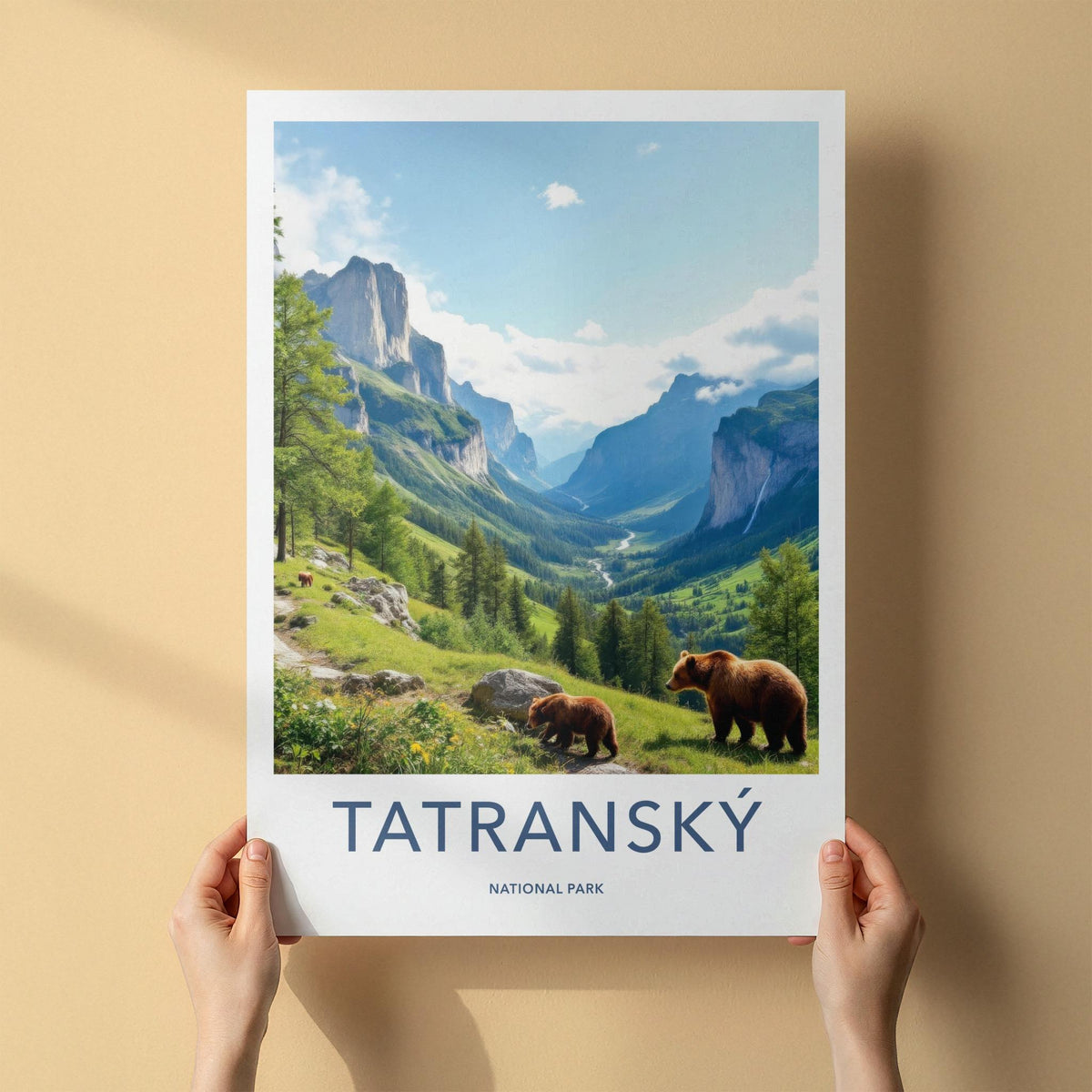 Tatranský National Park Poster - Mountain Landscape Art & Scenic