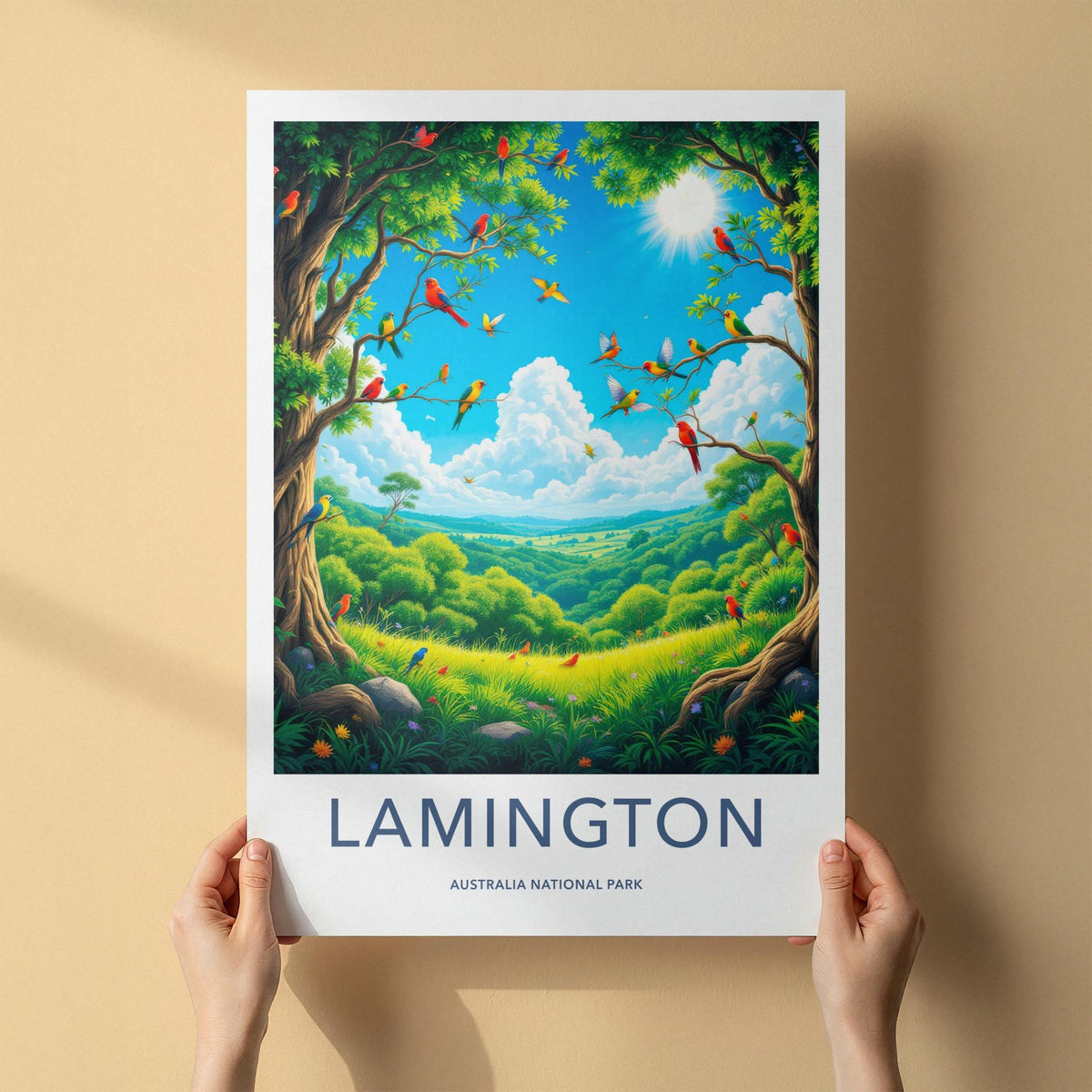 Lamington National Park Poster - Scenic Landscape Decor & Australian