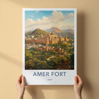 Amer Fort Poster - Jaipur Wall Art