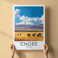 Chobe National Park Poster - African Safari Art