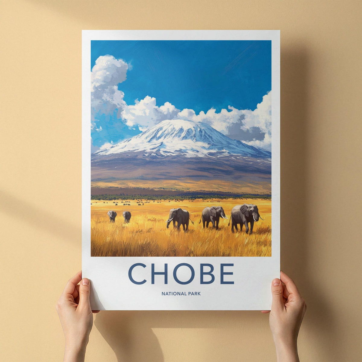 Chobe National Park Poster - African Safari Art