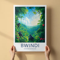 Bwindi National Park Poster - Uganda Wall Art
