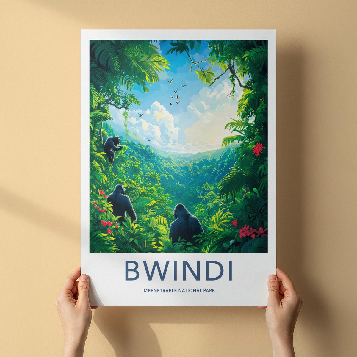 Bwindi National Park Poster - Uganda Wall Art