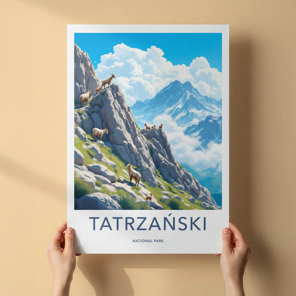 Tatra National Park Poster - Alpine Landscape Print With Mountain
