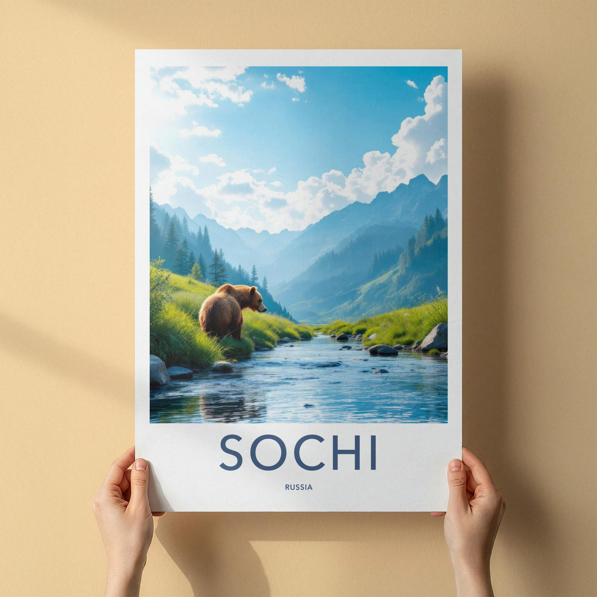 Sochi National Park Poster - Scenic Nature Wall Art Landscape Poster