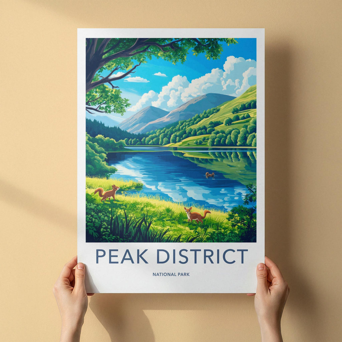 Peak District Poster - National Park Art