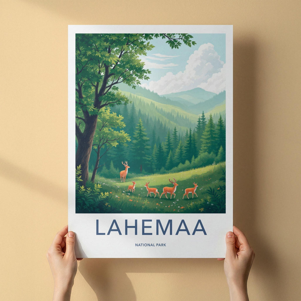 Lahemaa National Park Poster - Nature Wall Art & Forest Landscape