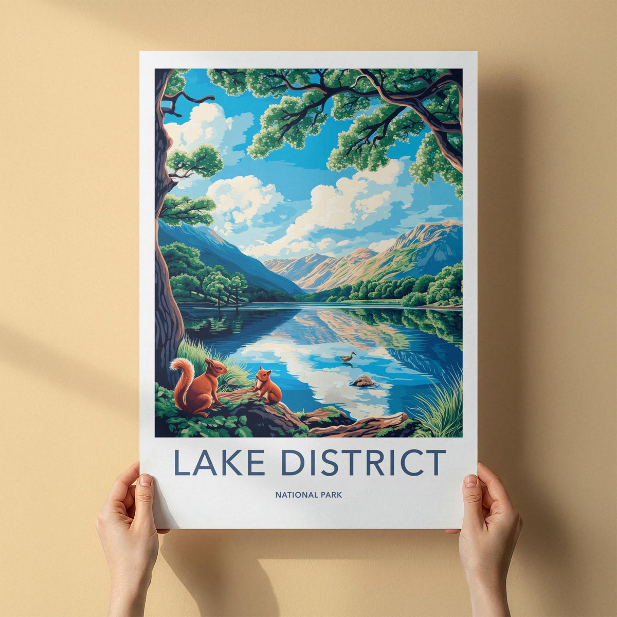 Lake District Poster - British Landscape Print