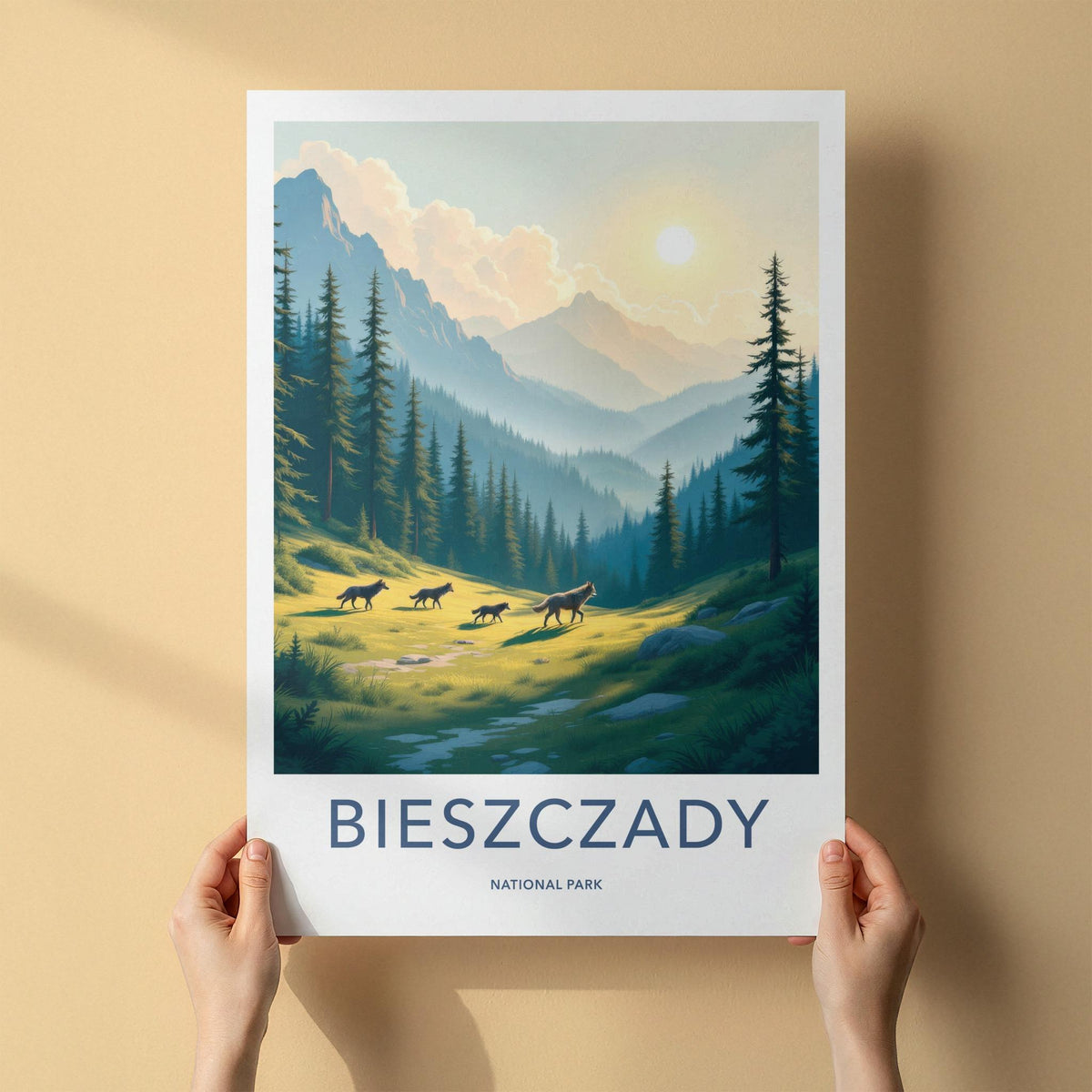 Bieszczady National Park Poster - Mountain Landscape Print & Polish