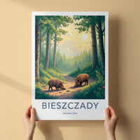 Bieszczady National Park Poster - Scenic Landscape Art & Wildlife