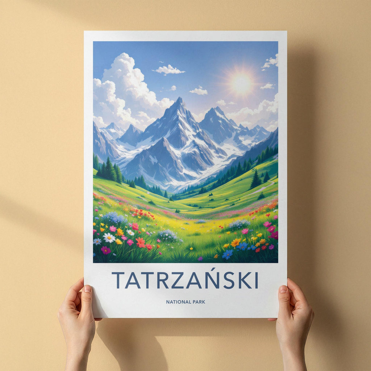 Tatrzański Poster - Scenic Mountain Landscape Print With Majestic